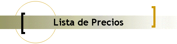 Lista de Precios